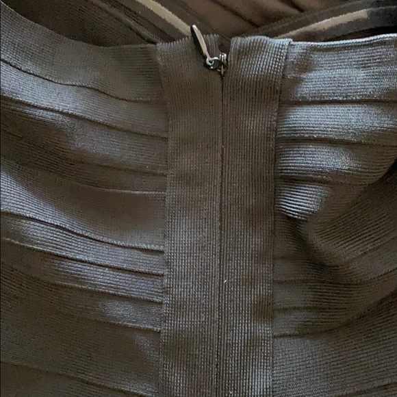 Herve Leger Black Akari Dress - Picture 8 of 8